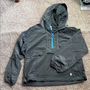 Fabletics Gray Windbreaker XS